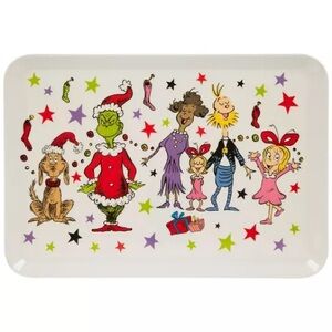 Dr. Seuss “How the Grinch Stole Christmas” New Holiday Festive Whoville Tray